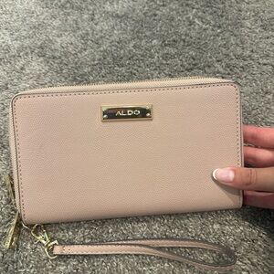 Aldo Pink Clutch Wristlet